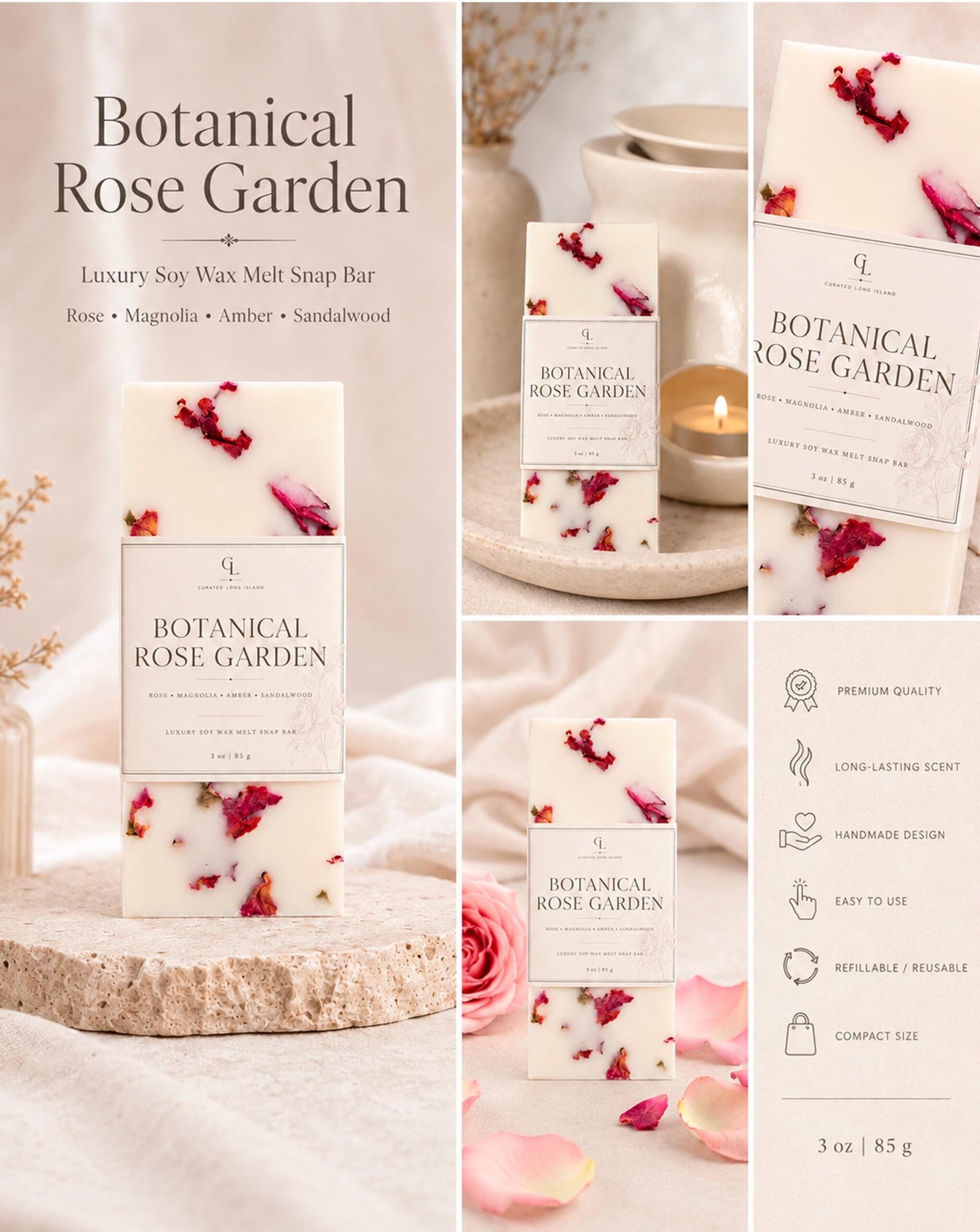 Botanical Rose Garden Wax Melts — additional product view