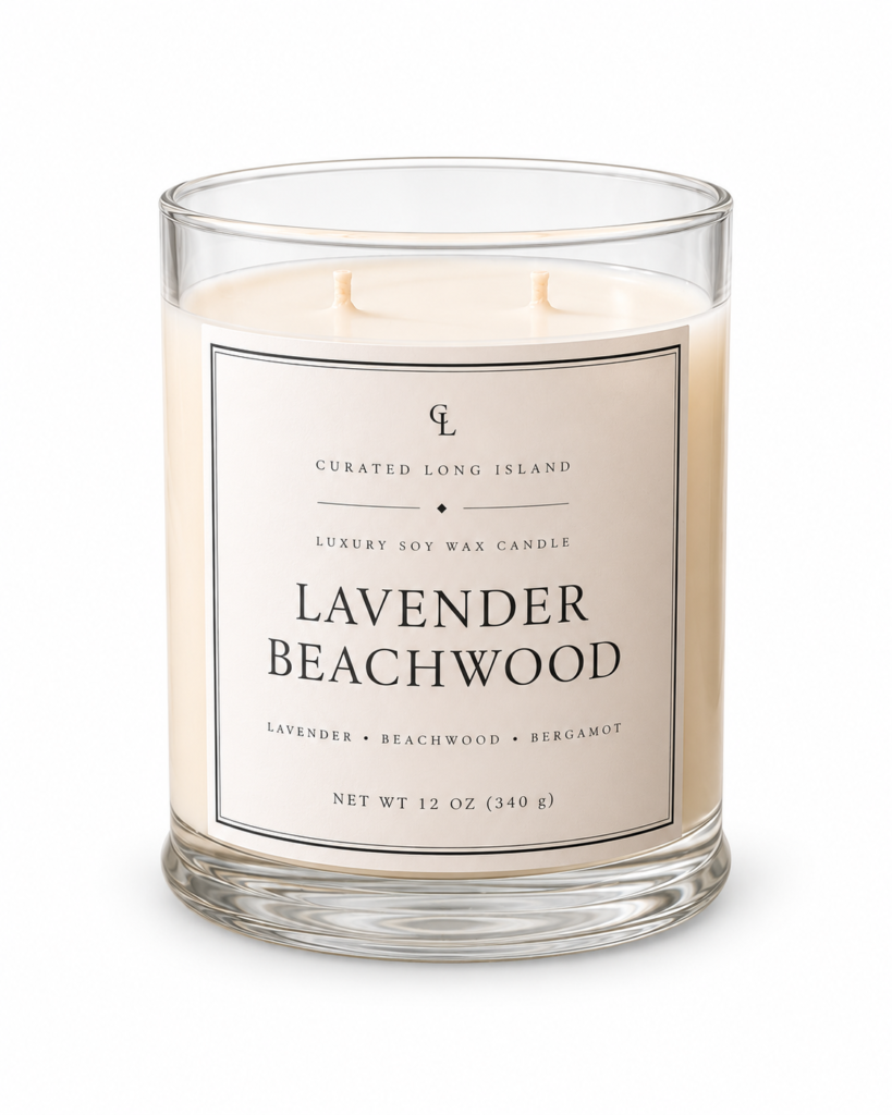 Lavender Beachwood Candle