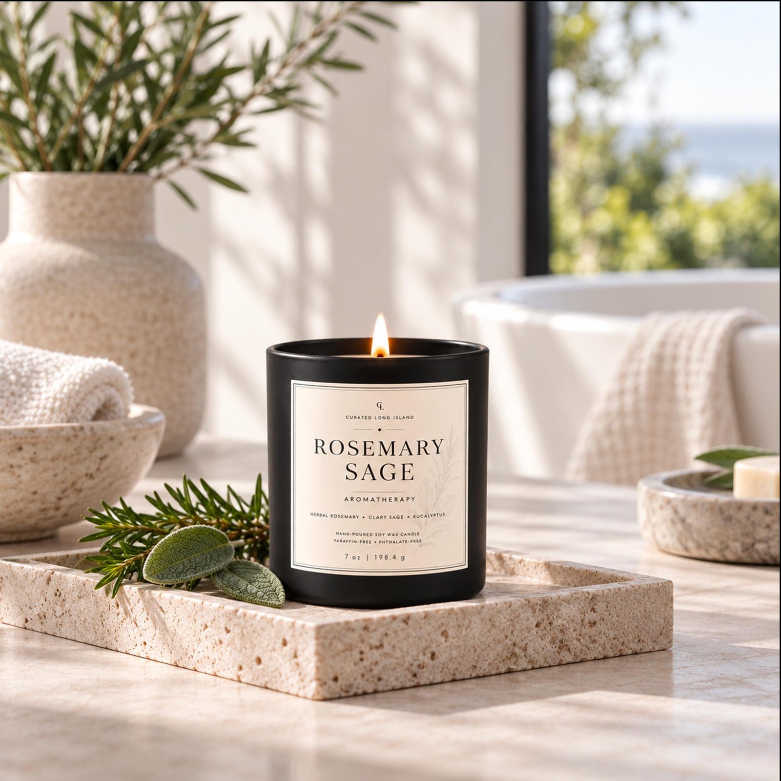 Rosemary Sage Candle - Image 5