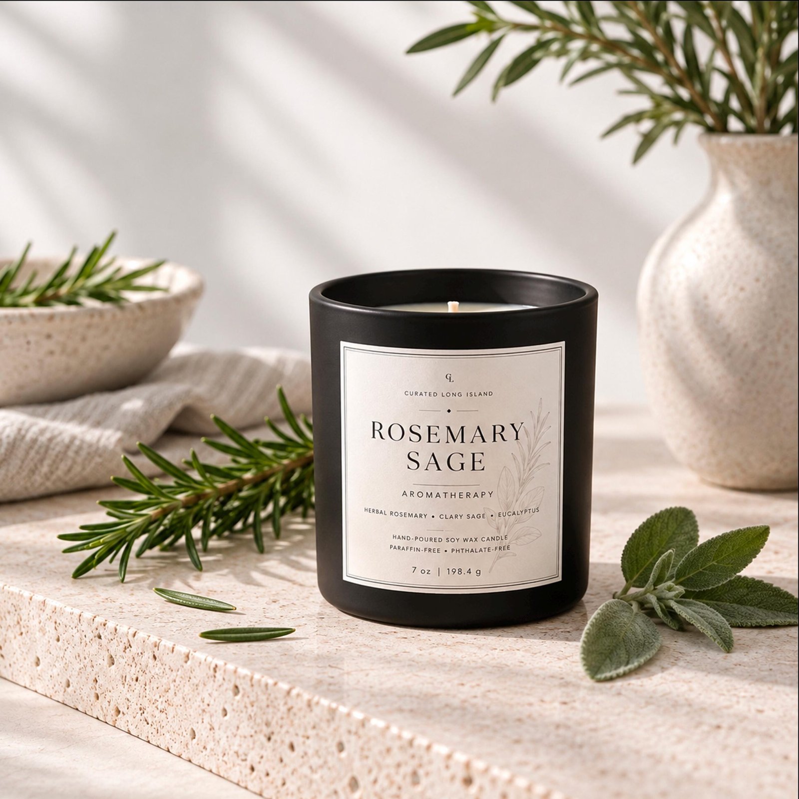 Rosemary Sage Candle - Image 4