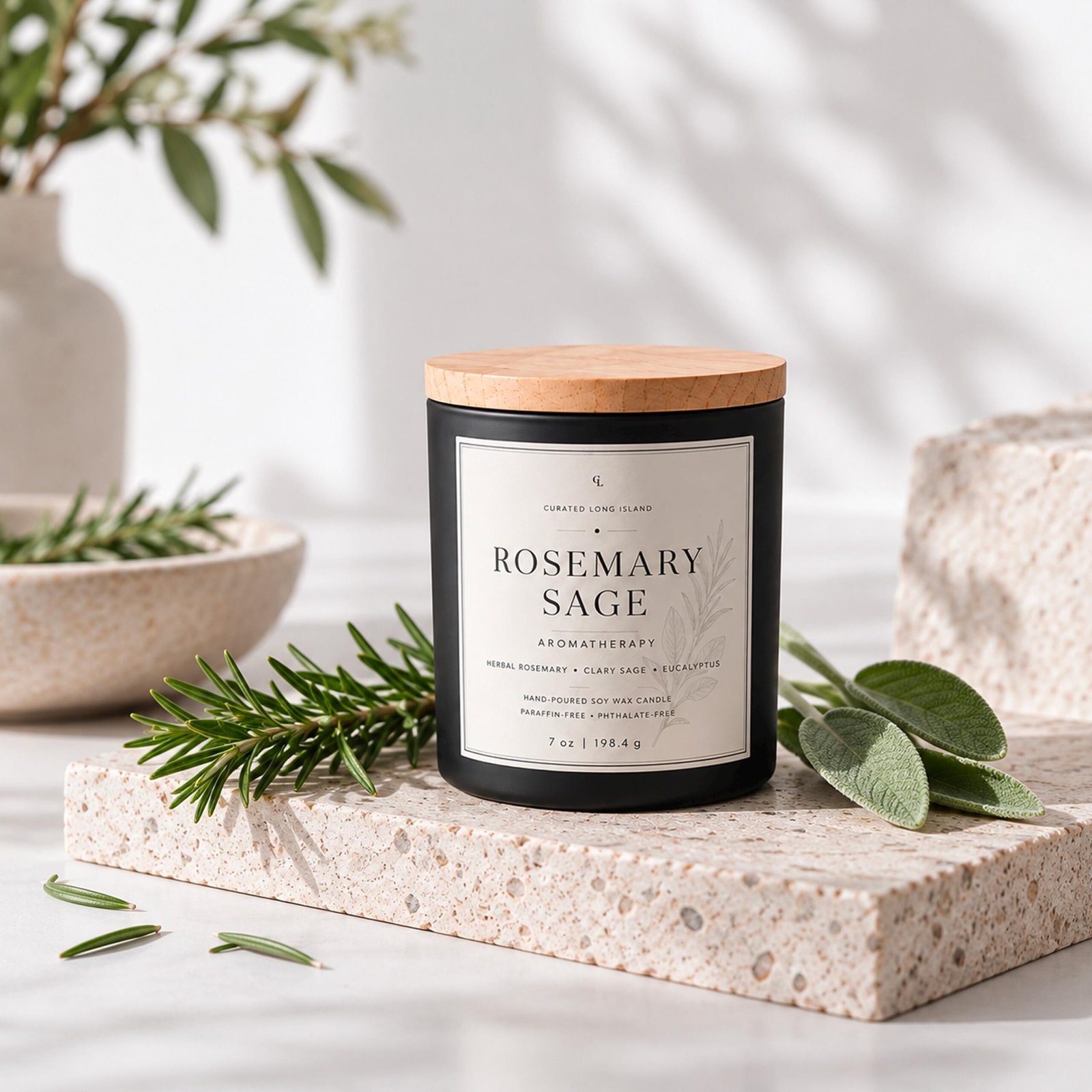 Rosemary Sage Candle - Image 6