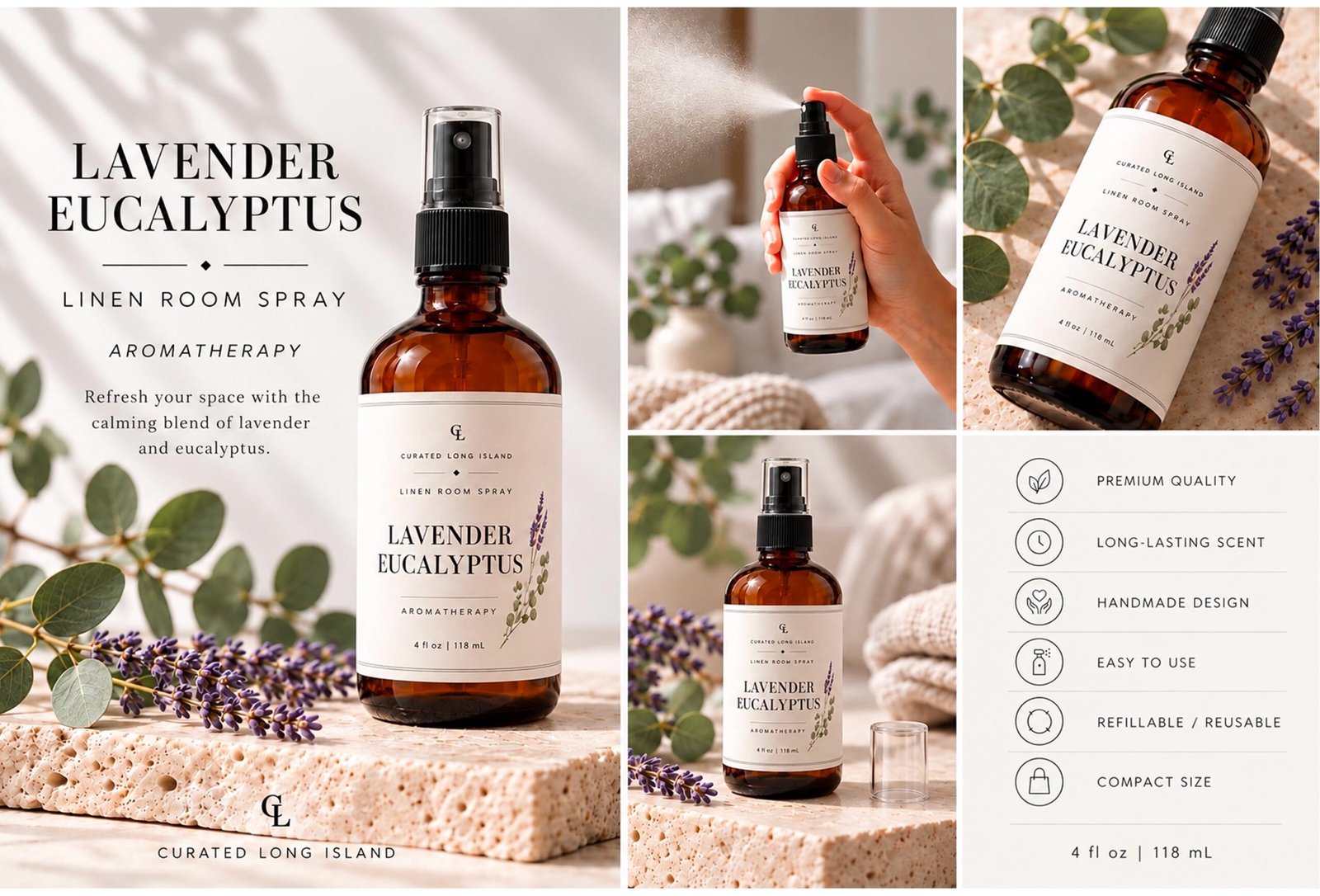 Lavender & Eucalyptus Room Spray - Image 6