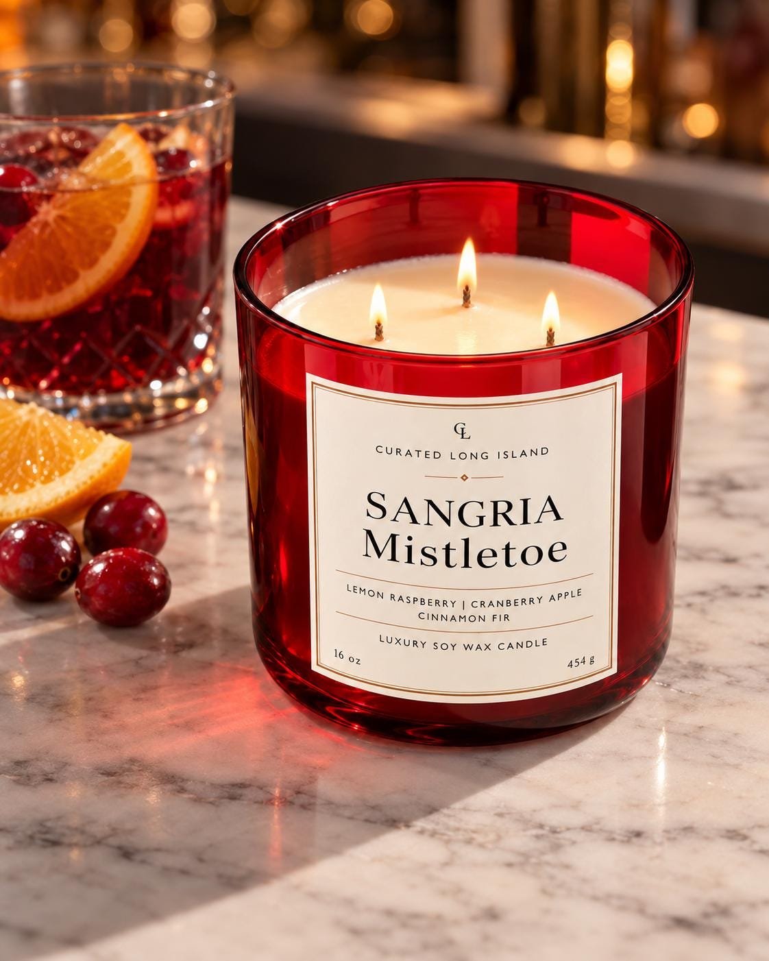 Sangria Mistletoe Candle - Image 3